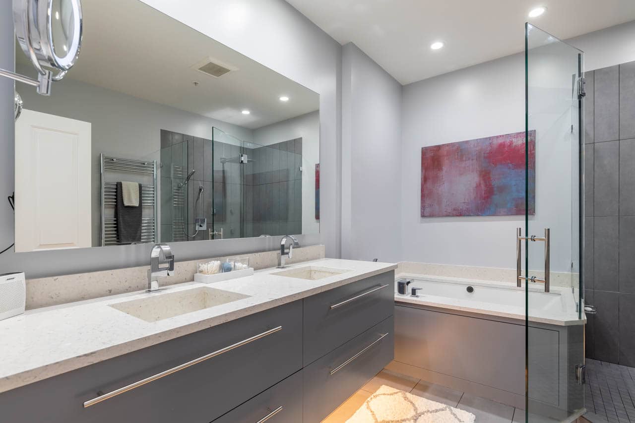 Modern Master Bath - Bathroom Remodel project by Emperor Renovations in Philadelphia