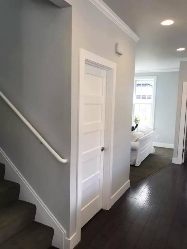 Hallway & Staircase - Walls & Trim project by Emperor Renovations in Philadelphia